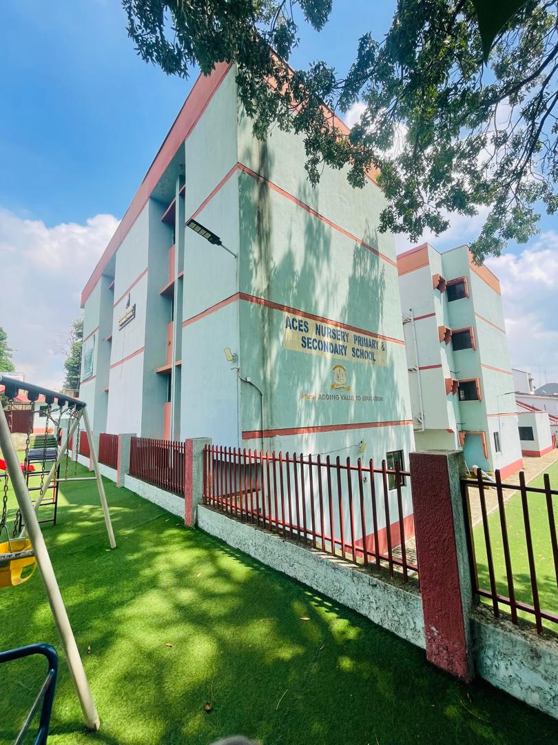 The ACES school building and grounds