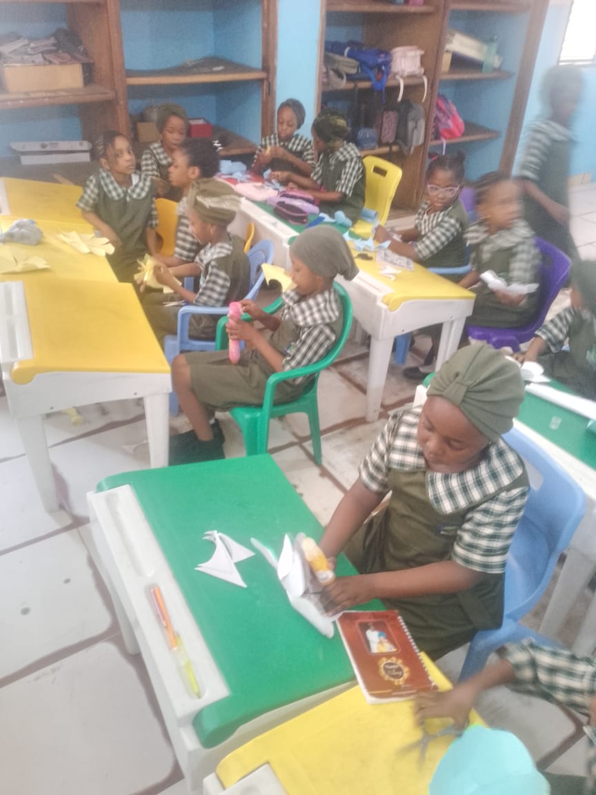 ACES pupils working together in class