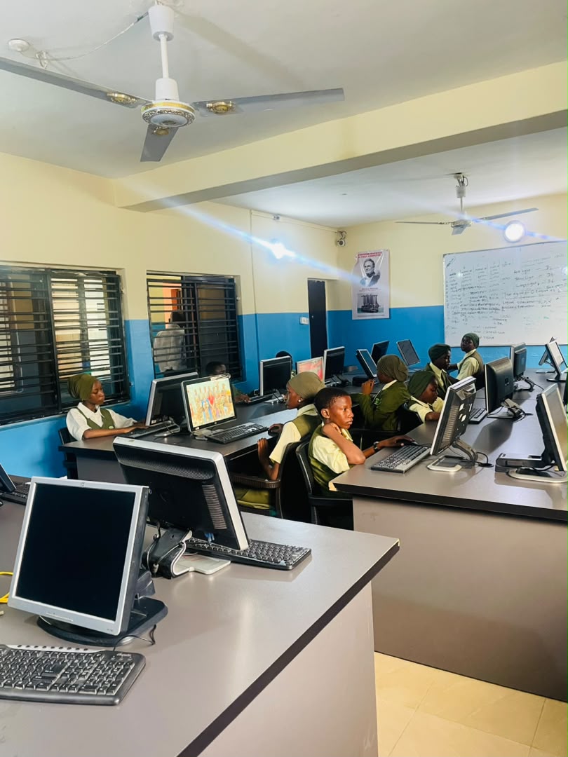 Students at work in the ACES ICT suite